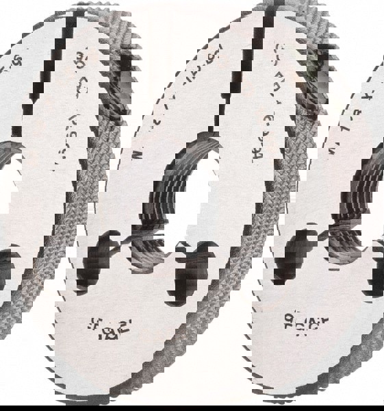 Threaded Ring Gage: M18 x 1.50 Thread, Metric, Class 6G, Go & No Go